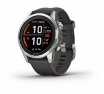 Garmin Fēnix 7S Pro Solar Silver Stainless Steel with Graphite band