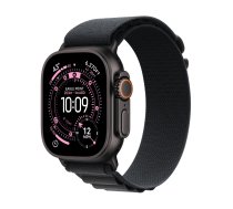 APPLE Apple Watch Ultra 3 (GPS + Cellular) 49 mm Black Titanium Case with Black Alpine Loop, Medium (MF0V4KS/A) (MF0V4KS/A)
