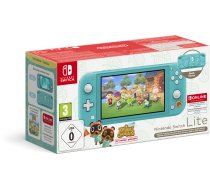 Nintendo Switch Lite - Timmy  AND  Tommy Aloha Edition + 12 Months Online Game Console Bundle, turquoise (210112)  (210112)