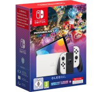 Nintendo Switch OLED + Mario Kart 8 Deluxe game console bundle, white (210308)  (210308)