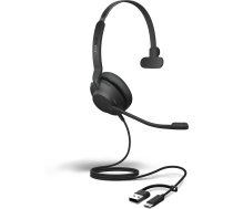 Jabra Evolve2 30 SE, USB C/A, UC Mono headset, black (23189-889-779) (23189-889-779)