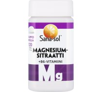 Sana-sol Magnesium citrate and vitamin B6 tablets, 120 tablets (5702071381365) (5702071381365)