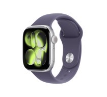 APPLE Apple Watch Series 11 (GPS) 42 mm silver aluminum case with hazy purple sport band, S/M (MEU64QN/A) (MEU64QN/A)