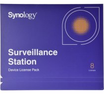 SYNOLOGY Camera License Pack - camera license, 8 cameras (DEVICE LICENSE (X 8))  (DEVICE LICENSE (X 8))