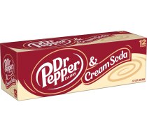 Dr Pepper AND Cream Soda USA Soft Drink 335 ml, 12-pack (6430057692301)
