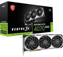 MSI GeForce RTX 4070 SUPER 12G VENTUS 3X OC graphics card (GeForce RTX 4070 SUPER 12G VENTUS 3X OC)  (GeForce RTX 4070 SUPER 12G VENTUS 3X OC)