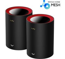 Cudy M3000 WiFi 6 Mesh system, 2-pack, black (M3000_B(2-Pack)) (M3000_B(2-Pack))