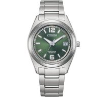 Citizen Eco-Drive Titanium FE6151-82X Wristwatch, 34mm, Green (FE6151-82X)  (FE6151-82X)