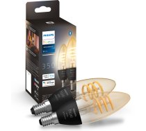 Philips Hue -filamenttiälylamppu, White Ambiance Filament, E14, 2-pack (929003145202)  (929003145202)