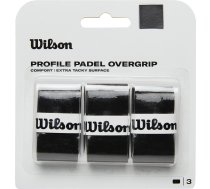 Wilson Profile Padel Overgrip, 3 pcs, black (WR8416601001)  (WR8416601001)