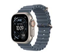 APPLE Apple Watch Ultra 3 (GPS + Cellular) 49 mm natural titanium case and blue Ocean Band (MEWH4KS/A) (MEWH4KS/A)