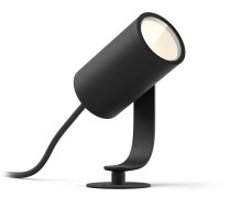 PHILIPS Lily HUE Outdoor white ambiance AND color, additional garden luminaire – 24V smart spotlight set, anthracite, for outdoor use, 8W (915005629801) (915005629801)
