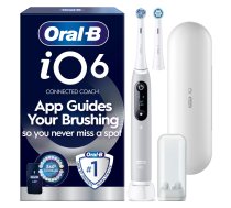Oral-B iO6 electric toothbrush, gray + travel case (067805) (067805)