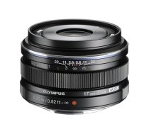 OLYMPUS M.ZUIKO DIGITAL 17mm f/1.8 portrait lens, black (V311050BE000)  (V311050BE000)