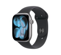 APPLE Apple Watch Series 11 (GPS) 46 mm star-light aluminum case with black sport band, S/M (MEV04QN/A) (MEV04QN/A)