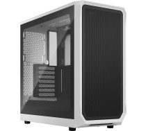 FRACTAL DESIGN Focus 2 White TG Clear Tint ATX case, glass window, white (FD-C-FOC2A-02)  (FD-C-FOC2A-02)