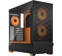 FRACTAL DESIGN Pop Air RGB Orange Core TG ATX case, glass window, black/orange (FD-C-POR1A-05)  (FD-C-POR1A-05)