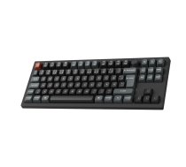 Keychron V3 Ultra 80% TKL 8K Tri-Mode Mechanical Keyboard with POM Brown Switches, Wireless, Black (V3U-D3-BO) (V3U-D3-BO)