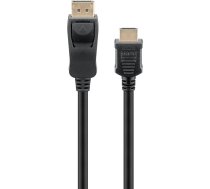 Goobay DisplayPort to HDMI monitor cable, 1 m (64839) (64839)
