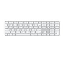 APPLE Magic Keyboard with Touch ID and numeric keypad — wireless keyboard, US/ENG (American English), white keys (MXK73) (MXK73LB/A) (MXK73LB/A)