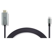 Fuj:tech HDMI to USB-C 8K adapter cable, 2 m (MD-2100) (MD-2100)