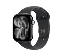 APPLE Apple Watch Series 11 (GPS) 46 mm Mirror-Black Aluminum Case and Black Sport Loop, M/L (MEUX4QN/A) (MEUX4QN/A)