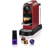 KRUPS Nespresso Citiz capsule machine, red (XN7415)  (XN7415)