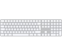 APPLE Magic Keyboard with Touch ID and numeric keypad FIN/SWE wireless keyboard, white (MK2C3) (MK2C3S/A)  (MK2C3S/A)