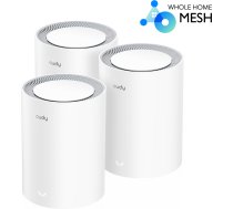 Cudy M3000 WiFi 6 Mesh System, 3-pack (M3000_W(3-Pack)) (M3000_W(3-Pack))