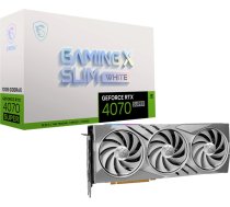 MSI GeForce RTX 4070 SUPER 12G GAMING X SLIM WHITE graphics card, white (GeForce RTX 4070 SUPER 12G GAMING X SLIM WHITE)  (GeForce RTX 4070 SUPER 12G GAMING X SLIM WHITE)