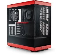 Hyte Y40 Red ATX case with window, black/red (CS--Y40-BR)  (CS-HYTE-Y40-BR)