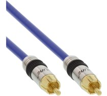 Intos InLine coaxial cable, male to male, round RCA (S / PDIF), 3.0 m (89803P)  (89803P)