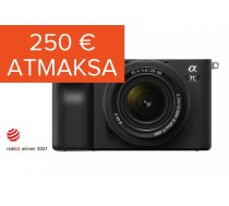 SONY alpha 7C E-mount pilna kadra fotokamera (ILCE-7CL/B a7 α7 a7c α7c camera камера ILCE7CLB.CEC)