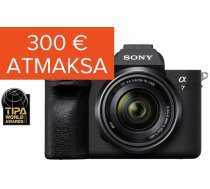 Sony a7 IV E-mount pilna kadra fotokamera + 28-70mm objektīvs (ILCE-7M4K α7 a7m4 α7m4 a7mIV α7mIV 4 a7IV α7IV camera камера ILCE7M4KB.CEC)