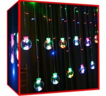 Gaismas aizkars 108 LED - daudzkrāsains 31V (00011345)