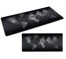 Spēļu peles paliktnis ar pasaules karti 80x30 cm (OH 02577)