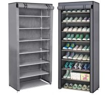 Tekstila apavu skapis ar 9 plauktiem 60 х 160 х 30 cm (SDH164)