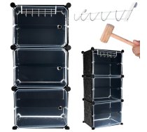Apavu skapis 44,5 x 93 x 30 cm melns (11743)