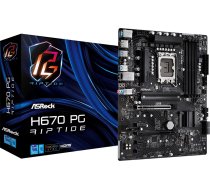 Asrock H670 PG Riptide, mātesplate | H670 PG RIPTIDE  | 4710483936548