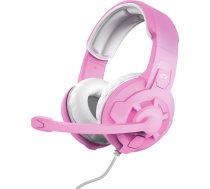 Trust GXT 411P Radius Headset Wired Head-band Pink, White | 24362  | 8713439243628