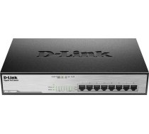 D-Link DGS-1008MP 140W/1000/UNM/8, Slēdzis | 1245232  | 0790069420337 | DGS-1008MP