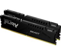 Kingston Technology FURY Beast 64GB 6000MT/s DDR5 CL40 DIMM (Kit of 2) Black XMP | 1893218  | 0740617331684 | KF560C40BBK2-64