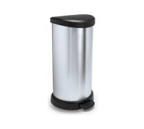 Pedāļspainis metalizēts Deco Bin 40L sudraba | 45905  | 3253922150002