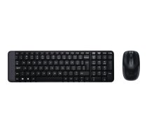 Logitech MK220 bezvadu kombinētā tastatūra + pele (920-003168) | 920-003168  | 5099206029910