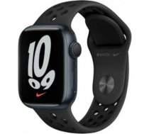Apple Watch Nike Series 7 GPS, 45mm Midnight Aluminium Case with Anthracite/Black Nike Sport Band - MKNC3WB/A
