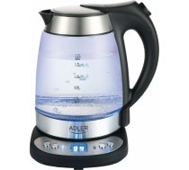 Adler AD 1247 NEW electric kettle 1.7 L Hazelnut,Stainless steel,Transparent 2200 W AD 1247