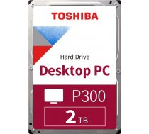 HDD galddators Toshiba P300 (3,5" 2TB, 7200 RPM, 64MB, NCQ, AF, SATAIII), lielapjoma. HDWD120UZSVA