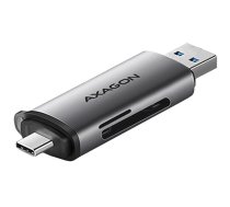 AXAGON CRE-SAC External USB 3.2 Gen1 Type-C + Type-A 2-Slot SD/microSD Card Reader (CRE-SAC)