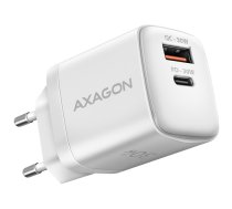 Axagon Sil wallcharger 2x port (USB-A + USB-C), PD3.0/QC4+/PPS/AFC/Apple. 30W total power. (ACU-PQ30W)