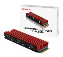 AXAGON CLR-M2 passive - M.2 SSD, 80mm SSD, ALU body, silicone thermal pads (CLR-M2)